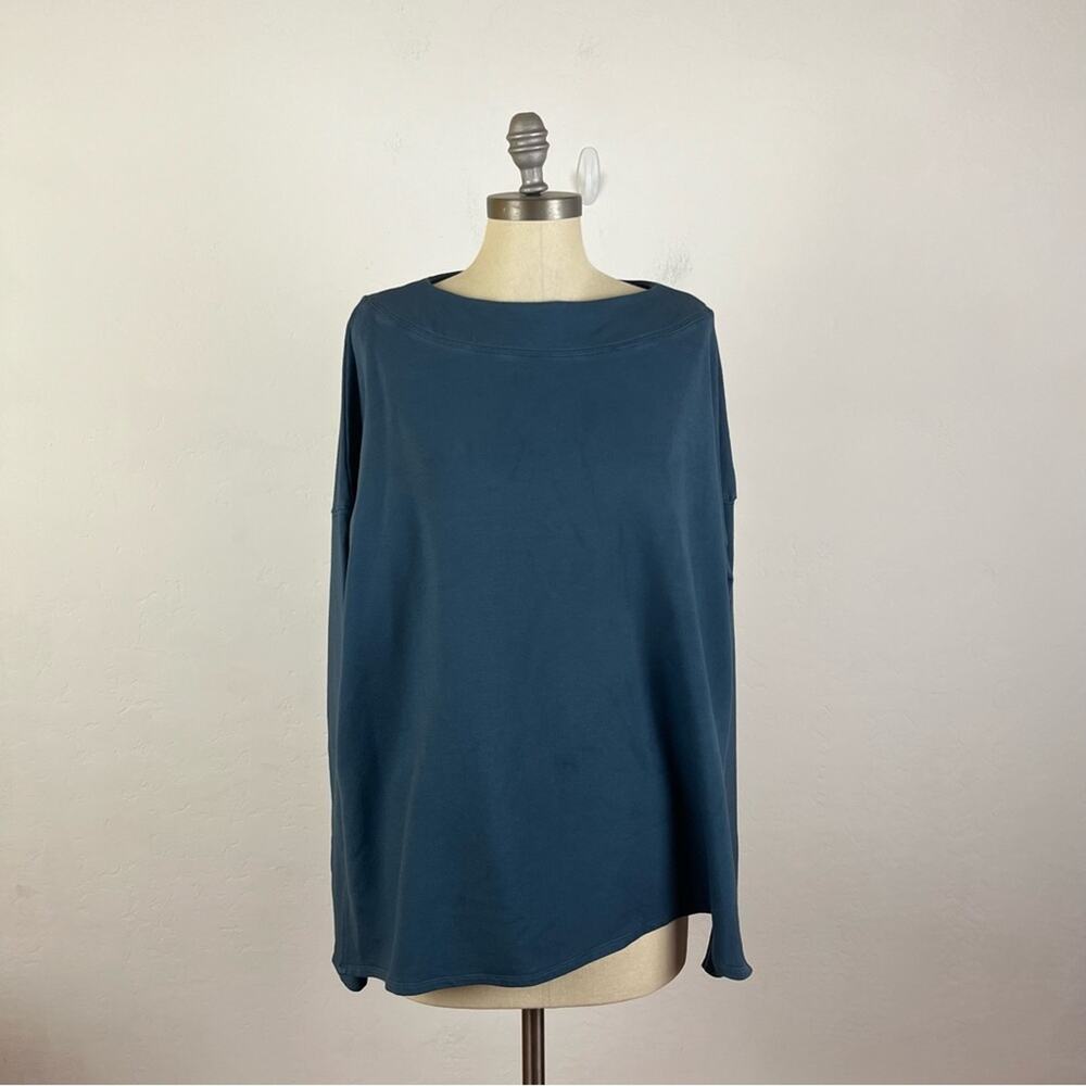 Free People Movement x The Class Blue Oversize Sweater